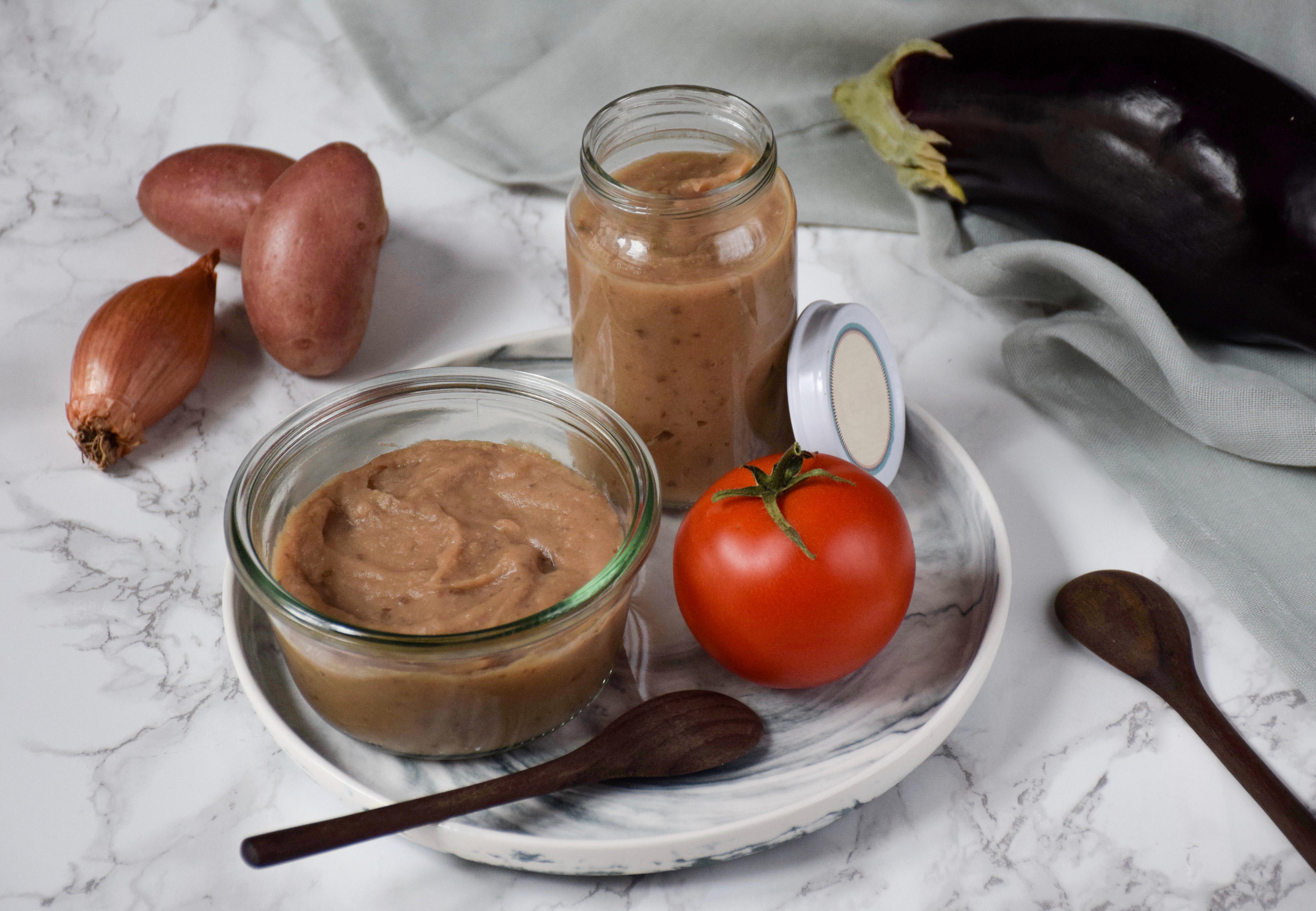 Recette Bio De Puree Aubergine Tomates Recette Bio De Puree Aubergine Tomates