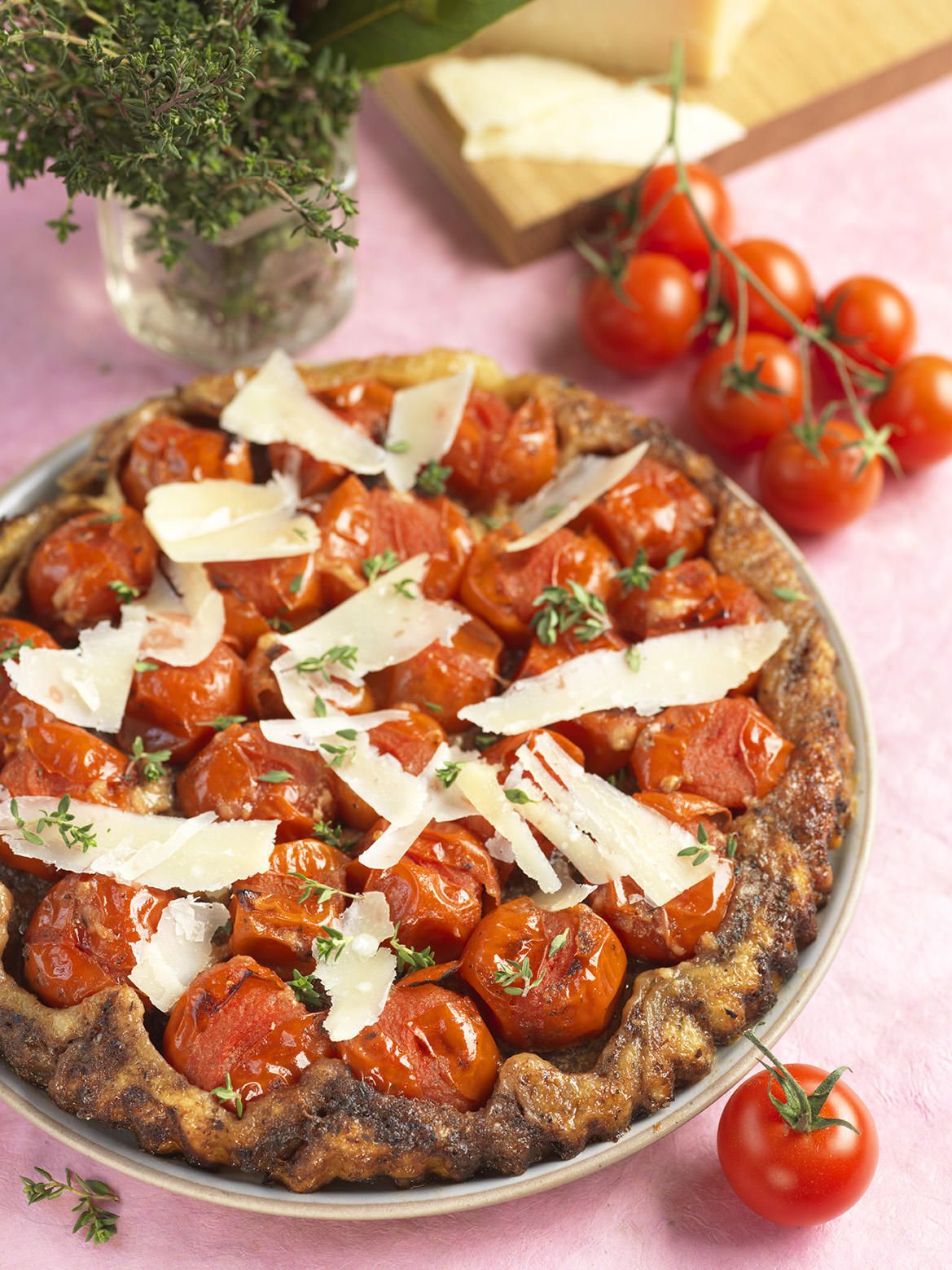Tarte tatin tomates cerises et tapenade Tarte tatin tomates cerises et tapenade