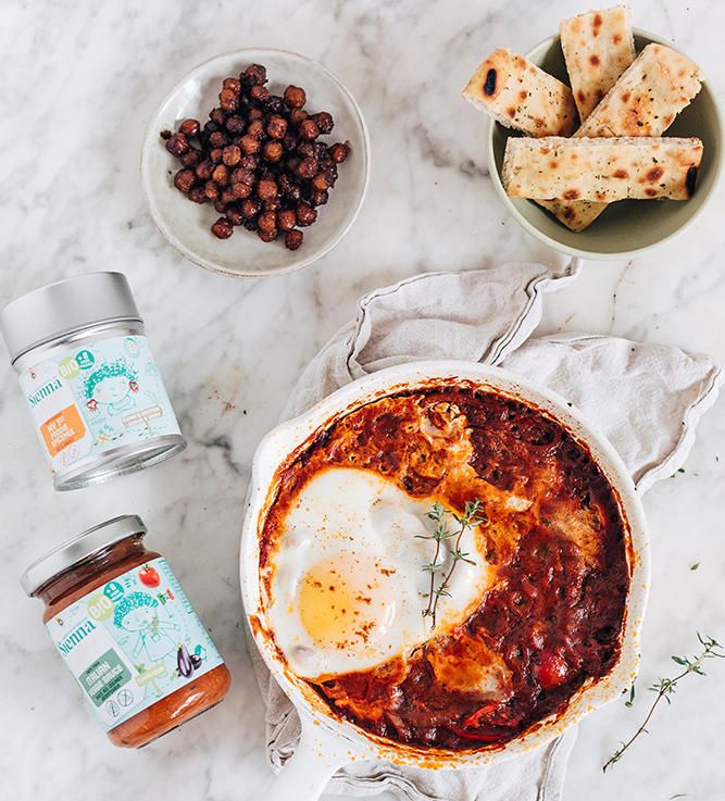 Shakshuka pour minis Shakshuka pour minis