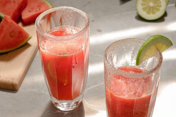 Cocktail à la pastèque Cocktail à la pastèque
