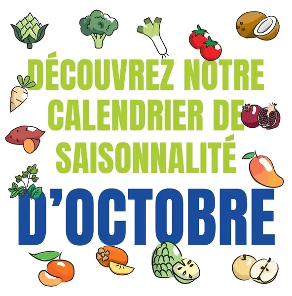 Découvrez notre calendrier de saisonnalité d'Octobre 2024 ! Découvrez notre calendrier de saisonnalité d'Octobre 2024 !